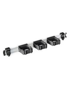 Toolflex One Aluminium rail met 3 gereedschapshouders - 540 mm - Ø15-35 mm - zwart