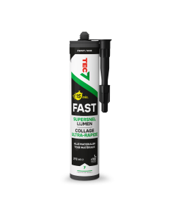 TEC7 FAST Montagekit / lijmkit - zwart - 290 ml - 538106000