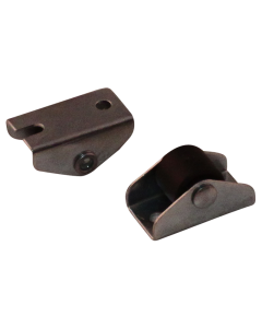 Novio serie 65-52 Bokwiel met plaatbevestiging - Ø15 mm - glijlager - kunststof - 565.151.526.000