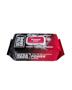 UltraGrime POWER SCRUB reinigingsdoekjes / wipes - 80 stuks 