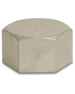 Profec Eindkap nr.300 - RVS - 10 bar - binnendraad