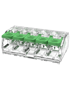 Conex Transparante universele lasklem 5-polig - massief/soepel 0,2-4 mm² - 25 stuks - CH 1405