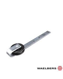 Waelbers Hangrol met poly-wiel - 50 mm - 2 stuks - 620101.41
