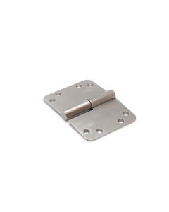 Dulimex Kogelstiftpaumelle SKG***® - ronde hoeken kantelaaf - RVS - 89x125 mm
