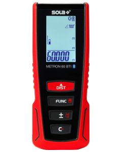 Sola METRON 60 BTI Laser-afstandsmeter - 60 meter - Bluetooth / App - 71027201