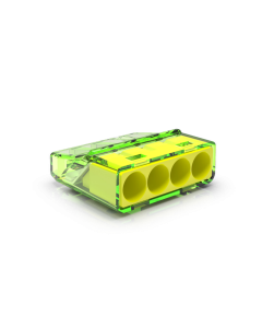 Conex Transparante Lasklem 4-polig - massief 0.2-2,5 mm² - 75 stuks - CH 2140