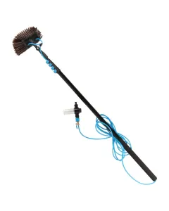 Talen Tools Telescopische wasborstel met zeepdispenser en raamwisser - 650 cm 