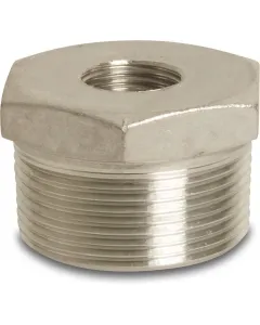 Profec Verloopring nr.241 - RVS - 16 bar - buitendraad x binnendraad