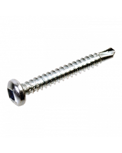 QZ Zelfborende cilinderkopschroeven - vierkant (SQ) - 3.5 mm - staal verzinkt