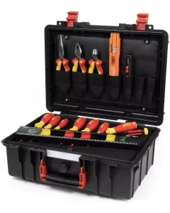 Wiha 9300-70403 Gereedschapset elektricien basis L - 18 delig - 45530