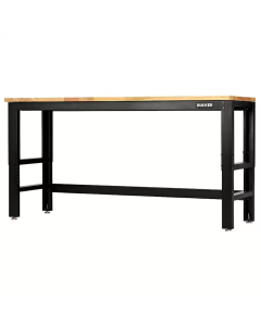 Bunker Werkbank in hoogte verstelbaar - houten werkblad - 183 cm - 28091