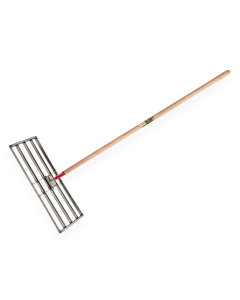 Atlas Egalisatiehark met 150 cm steel - RVS - 80x25 cm - 656100