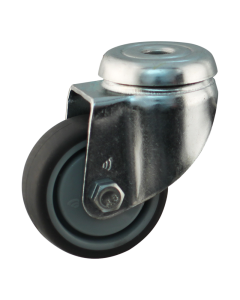 Novio serie 68-60 Zwenkwiel met boutgat bevestiging - Ø50 mm - kogellager - rubber/TPE - 468.506.600.000