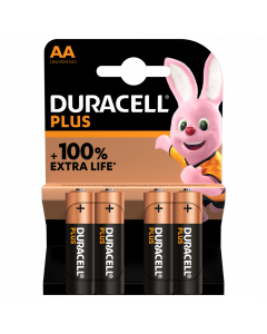 Duracell Plus Power AA - 1.5V - 4 stuks
