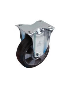 Novio serie 10-15 Bokwiel met plaatbevestiging - Ø125 mm - kogellager - rubber/TPE - 310.126.156.000