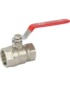 Profec Kogelkraan nr.100 - messing vernikkeld - 2x buitendraad - 25 bar