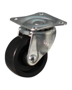 Novio serie 65-44 Zwenkwiel met plaatbevestiging - Ø38 mm - glijlager - kunststof - 465.381.446.000