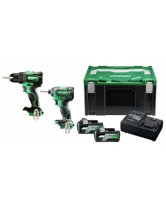 Hikoki KC18DEWAZ Combopack DS18DE + WH18DE - 2 x 18V, 5.0 Ah accu's - HSC