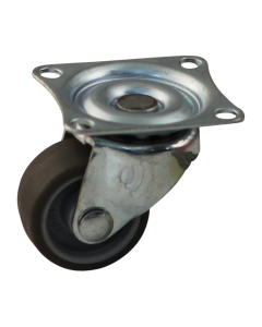 Novio serie 68-44 Zwenkwiel met plaatbevestiging - Ø25 mm - glijlager - rubber/TPE- 468.251.446.000