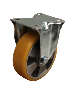 Novio serie 29-15 Bokwiel met plaatbevestiging - Ø125 mm - kogellager - PU/TPU - 329.126.156.042