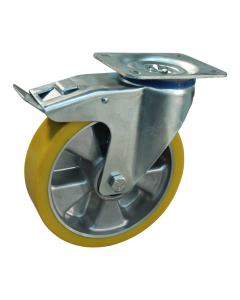 Novio serie 29-15 Zwenkwiel geremd met plaatbevestiging - Ø200 mm - kogellager - CPU - 229.206.156.552