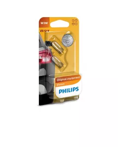 Philips Autolamp 12256B2 Wedgebase 3W T10
