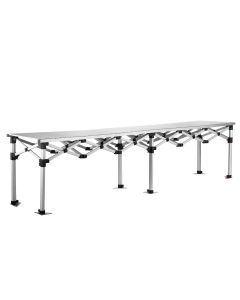 Grizzly GO-WORK tafel 280 cm - aluminium