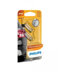 Philips Autolamp 122961B2 Wedgebase 5W T10 premium