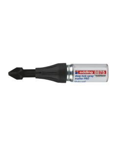 Edding 8875 Diepgat marker / spray voor diepe gaten - tot 100 mm - zwart