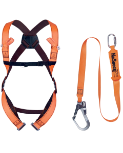 Delta Plus ELARA190V2 Valbeveiliging set voor steiger werkzaamheden - XL/XXL - oranje