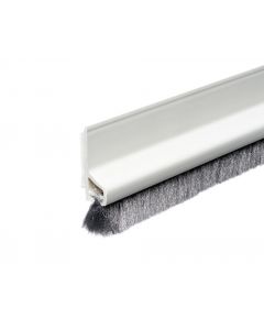 Ellen PDS 3B ZK Comfort Zelfklevend dorpelprofiel met borstel - 100 cm - max. kier 20 mm - kunststof - wit - 110601050