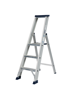 DAS ET3A Hercules ANO Enkele trapladder - 1x3 sporten - geanodiseerd aluminium