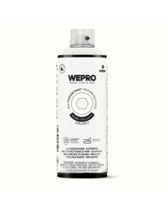 MTN WEPRO Universele spuitlak - wit - RAL 9010 - hoogglans - 400 ml