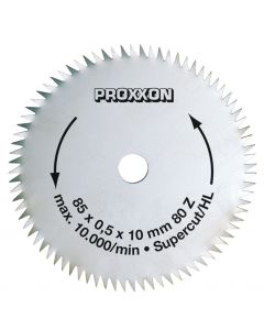 Proxxon SuperCut Cirkelzaagblad - Ø85 mm, 80T - 28731