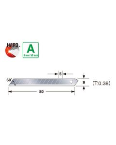 Tajima LCB-30 Endura-Blade™ A reserve afbreekmessen - 9 mm - 10 stuks