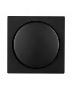 ION Centraalplaat dimmerknop enkelvoudig V1/J1 - mat zwart - 20.300.316