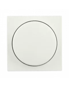 ION Centraalplaat dimmerknop enkelvoudig V1/J1 - glans Alpin Wit - 20.300.314