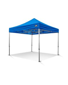Grizzly GO-WORK40 Easy-up doorwerktent / partytent - 3x3 meter - aluminium frame - blauw doek