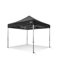 Grizzly GO-WORK40 Easy-up doorwerktent / partytent - 3x3 meter - aluminium frame - zwart doek