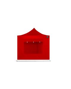 Grizzly GO-WORK Easy-up doorwerktent zijwand met raam - 3 meter - rood