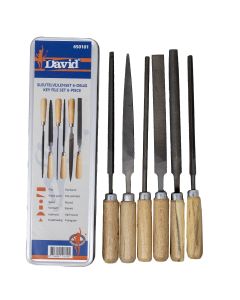 David Sleutelvijlen set - 6-delig - in blik