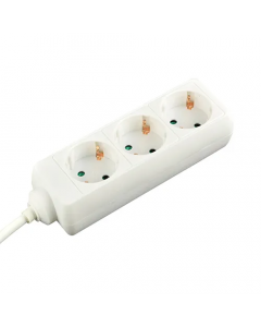 VB Tafelcontactdoos - 3-voudig - 1,5 meter 3x1,0 mm² - wit - 41250