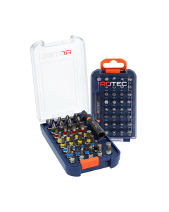 Rotec 827 OPTI-LINE Bitset met bithouder - PH, PZ, TX, SL, HEX, T-T en SQD - 34-delig - 827.9205