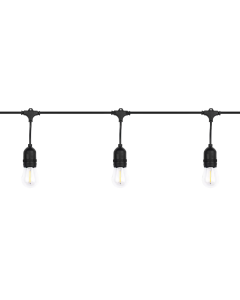 Grizzly Prikkabel met 5 filamentlampen - 5 meter - E27 - warmwit - GOWPRIK5