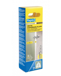 Rapid Hollewandplug voor 3-13 mm - max. 25 kg - staal verzinkt - 10 stuks - 5001546