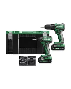 Hikoki KC18DDWGZ Combopack DV18DD + WH18DD - 2 x 18V, 2.0 Ah accu's - HSC
