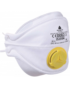 Delta Plus M1205V Halfgelaatsmasker - stofmasker met uitademventiel - FFP2 - 10 stuks - M1205VC