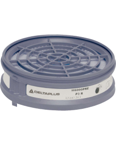 Delta Plus M6000 PREP3 Voorfilter filterpatronen P3 tbv M6200 of M6400 jupiter halfgelaatmasker - set á 2 stuks
