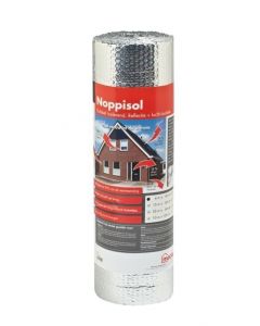 Mac Lean Noppisol enkelzijdige noppenfolie - 60 cm x 6 meter - zilver - 1200000