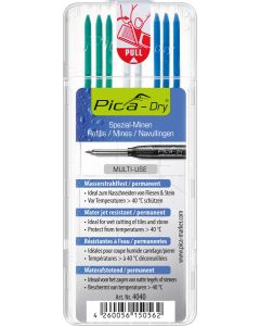 Pica 4040 Navulling markeerpotlood 3030 - speciaal - 8 stuks